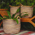 Cesto Fibra Natural Listrada - Arte & Sintonia Bali, bali 22, bali23, boho, Cestaria, fibras, lancamentos, Outros Home