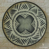 balaio redono etnico medio preto branco home decor decoracao o etnica parede artesanal bali indonesia artesintonia 1