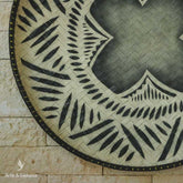 balaio redono etnico medio preto branco home decor decoracao o etnica parede artesanal bali indonesia artesintonia palha cestaria indigena