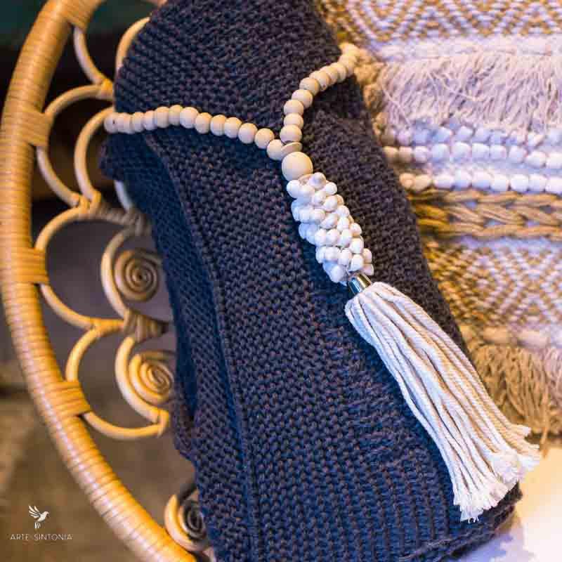 Colar de Madeira Boho