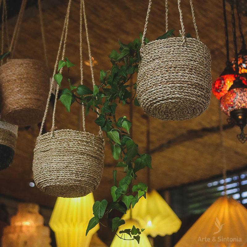 cachepot natural fibra natural artesanal artesanato home decor decoracao balinesa bali indonesia artesintonia 2