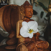 escultura entalhada madeira buda divindade buddha artesanal bali indonesia home decor decoracao zen artesintonia 4