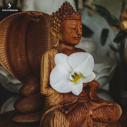 escultura entalhada madeira buda divindade buddha artesanal bali indonesia home decor decoracao zen artesintonia 4