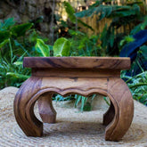 mesa mesinha balinesa madeira entalhada teca teka decoracao opium artesanatos decorativos artesanais bali indonesia elefantes elephants selva selvagem wild jungle artesintonia 2