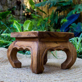 mesa mesinha balinesa madeira entalhada teca teka decoracao opium artesanatos decorativos artesanais bali indonesia elefantes elephants selva selvagem wild jungle artesintonia 3