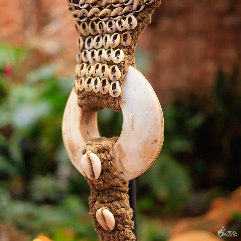 KU6 colar decorativo com base grande conchas artesanal arte bali indonesia artesintonia 2