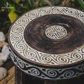 banco banqueta decorativo decoracao etnico etnica ethnics tomor leste artesanal artesanato artesao handmade indonesia moveis banco banqueta arte decor indonesia madeira patina