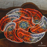 LP0027 2 petisqueira redonda rosa floral home decor decoracativo coras turquia artesintonia 1 6
