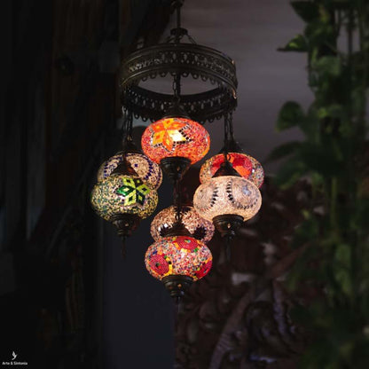 luminaria lustre teto cupulas turcas turquia iluminacao multicolor lighting settings home decor artesintonia 1