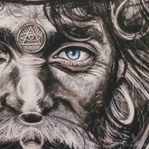 tela canva lancador moedas coins third eye terceiro olho alfredo maffei moldura frame olhos azuis blue eyes decoracao decorativo fine art gallery wall parede home decor detalhes details arte sintonia 3