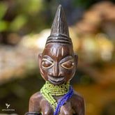 escultura estatua estatueta africana decoracao etnicas etnicos decorar ambientes casa entalhado madeira ibeji nigeria africana 6