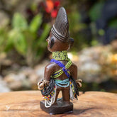 escultura estatua estatueta africana decoracao etnicas etnicos decorar ambientes casa entalhado madeira ibeji nigeria africana 10