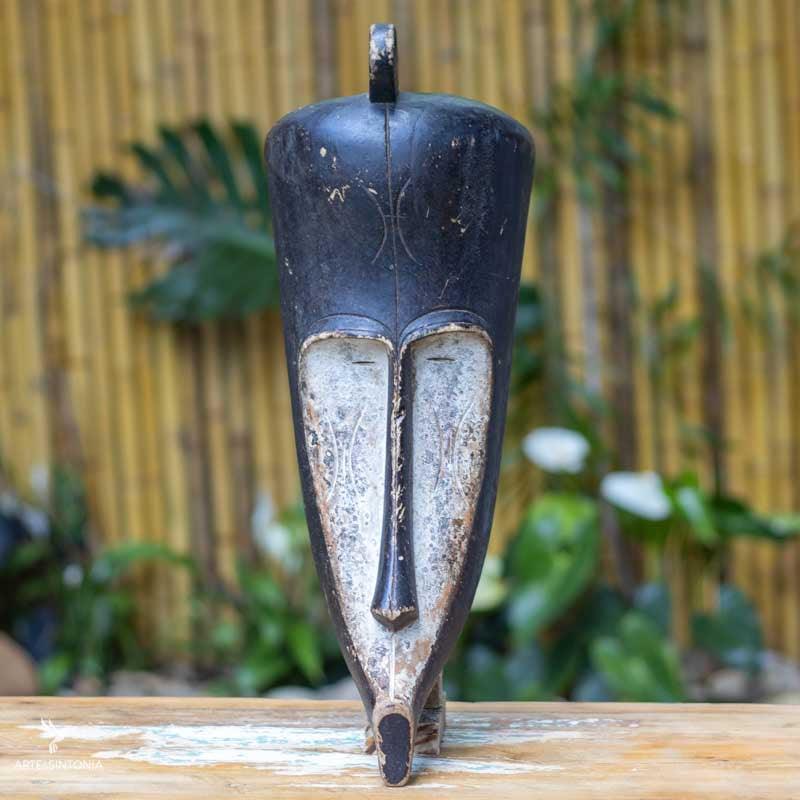 mascara fang gabao gabon mask wood madeira decortion decoracao artesintonia artesanato tribal handmade 1
