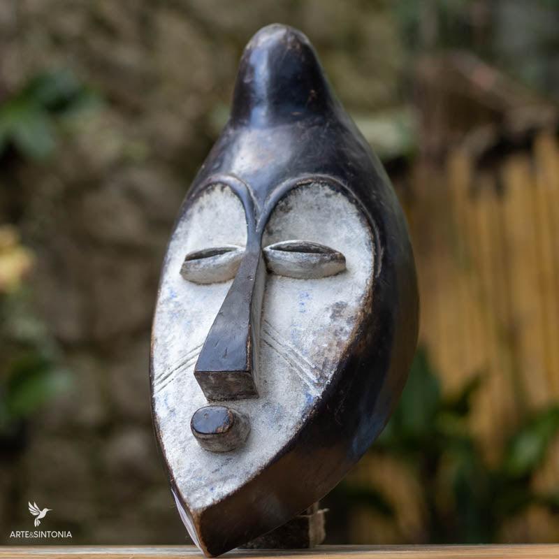 mascara fang gabao gabon artesanato decorativo handmade madeira wood mask colecao etnica artesintonia 01