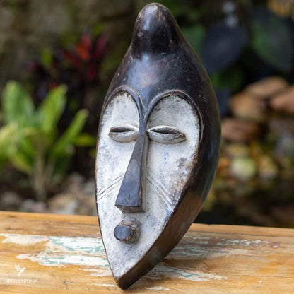 mascara fang gabao gabon artesanato decorativo handmade madeira wood mask colecao etnica artesintonia 02