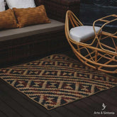 tapete capacho quadrado escuro fibras naturais trancado indigena aborigem home decor decoracao etnica etnico artistas exclusivos artesanato brasileiro artesintonia fibra indio amazonia