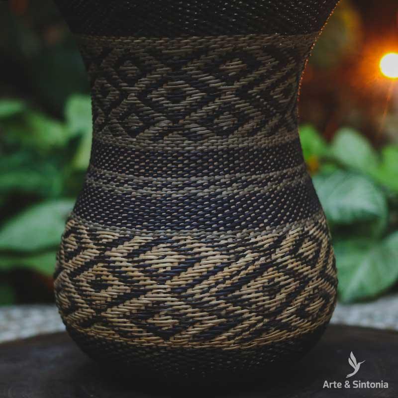 cesto cestaria fibra natural decoracao yekwana artesanatos indgienas artesintonia etnico artefatos 3