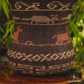 vaso indigena fibra natural rupestre decorativo home decor decoracao etnica artesanal artesanato brasileiro artesintonia yekwana 4
