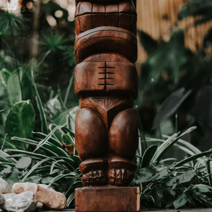 totens tiki hawaii madeira itauba decorativa artesanal eduardo marchiori artesao brasil artesintonia  4