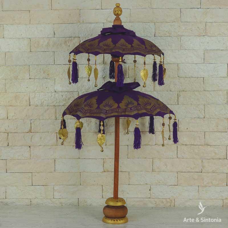 guarda sol umbrella umbrelone objetos decorativos balineses handycraft orientais oriental balinesa artesintonia home decoration roxo 1