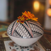 MEX05 vaso vasinho decorativo chihuahua ceramica mexicana etnico mexicano home decor decoracao artesintonia 2