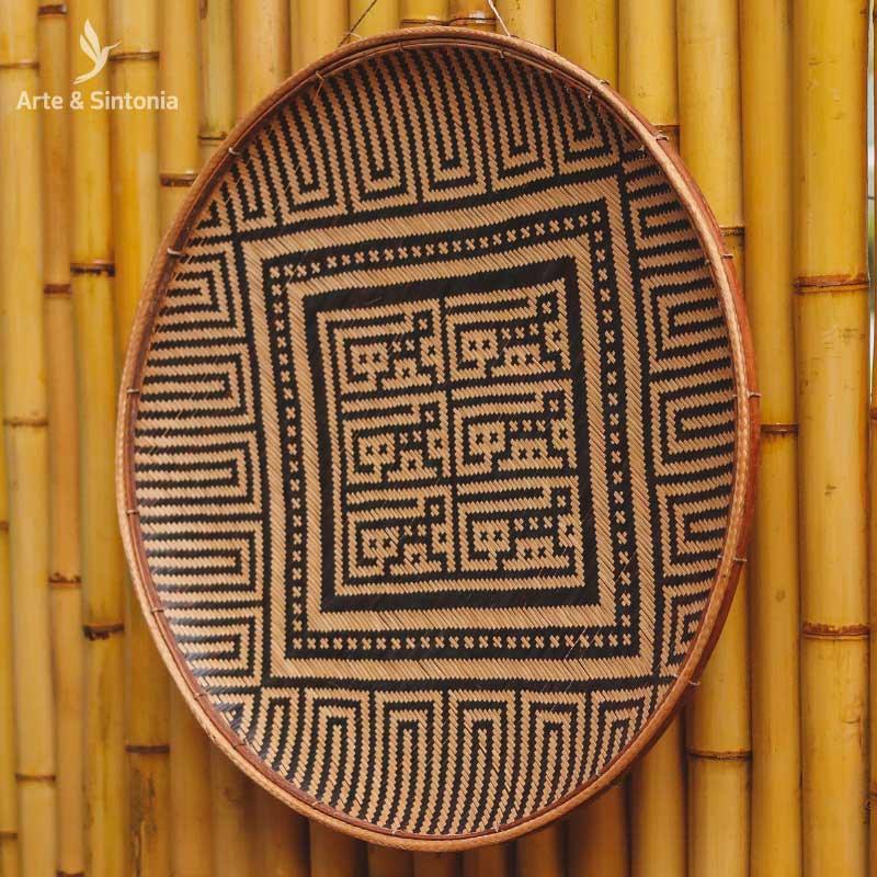  cestaria cesto de paredes indigena decoracao decorativos objetos artesanais yekuana artesanatos indigenas balaio etnicos etnicas grafismo 2