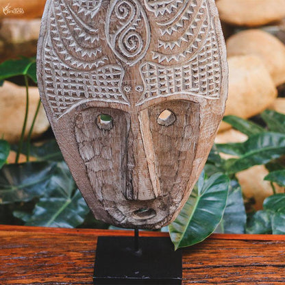 MS 2 mascara decorativa madeira com base artesanal home decor decoracao etnica artesintonia 2
