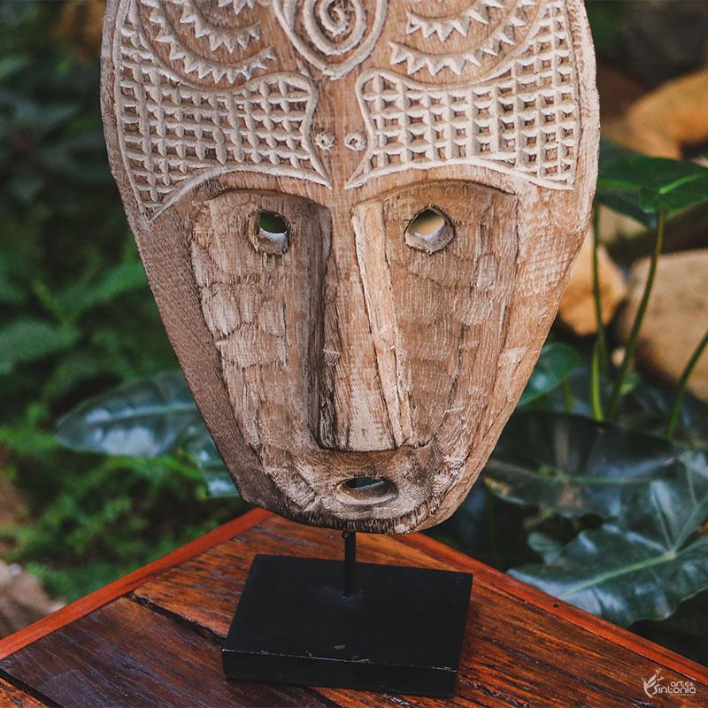 MS 2 mascara decorativa madeira com base artesanal home decor decoracao etnica artesintonia 5