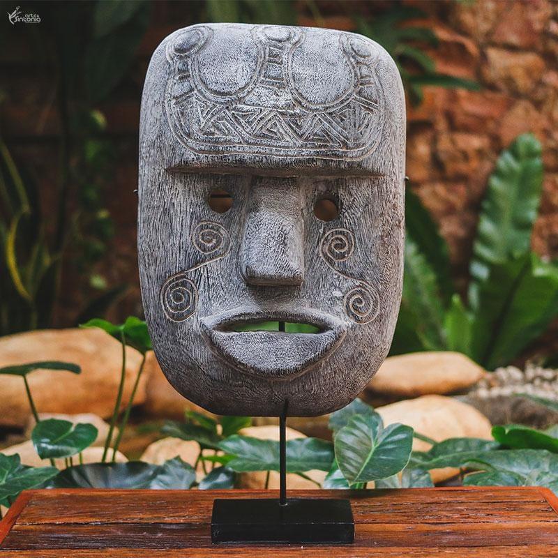 MS 3 mascara decorativa madeira com base artesanal home decor decoracao etnica artesintonia 1