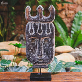 MS4 mascara decorativa madeira com base artesanal home decor decoracao etnica artesintonia 1