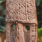 MS5 mascara decorativa madeira com base artesanal home decor decoracao etnica artesintonia 3