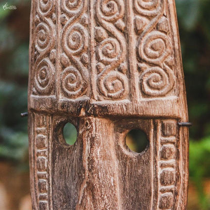 MS5 mascara decorativa madeira com base artesanal home decor decoracao etnica artesintonia 3