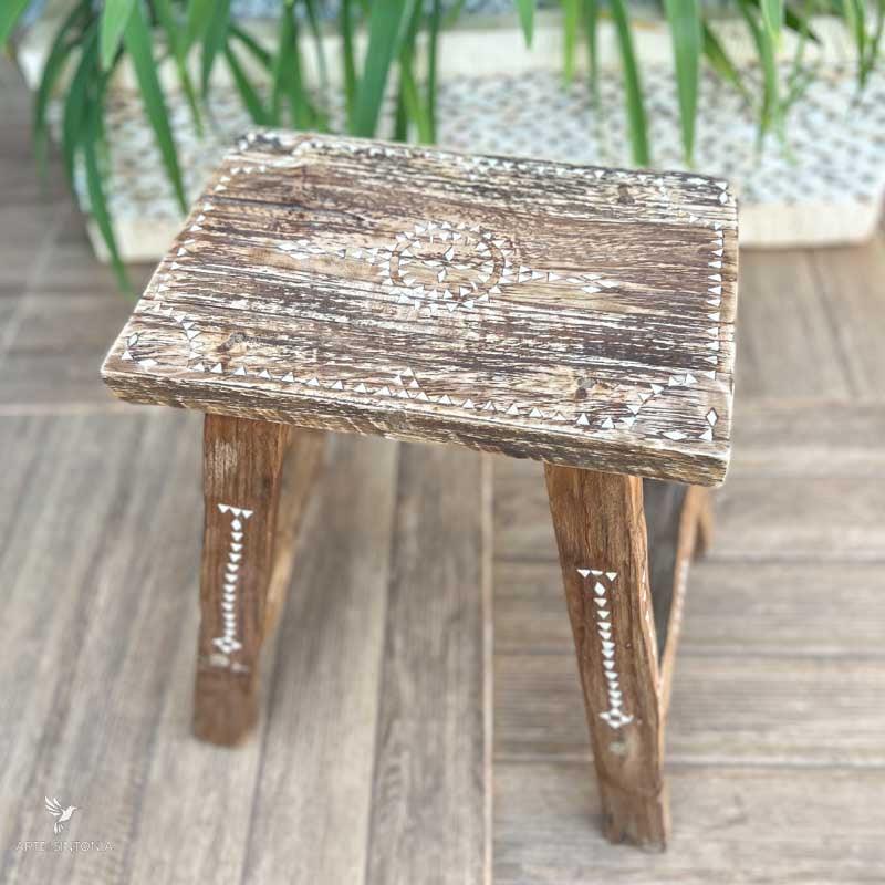 wooden bench rectangular bedside table banquinho rustico mesa retangular madeira patina