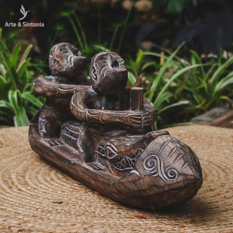 escultura madeira wood primitivos ancestrais home decor artdecor arte artesanato bali balines balinesa 