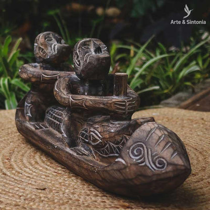 escultura madeira wood primitivos ancestrais home decor artdecor arte artesanato bali balines balinesa indonesia 