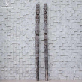 casal balines dupla totem couple par arte decorativa decoracao decor art bali balines baliart balinesa 
