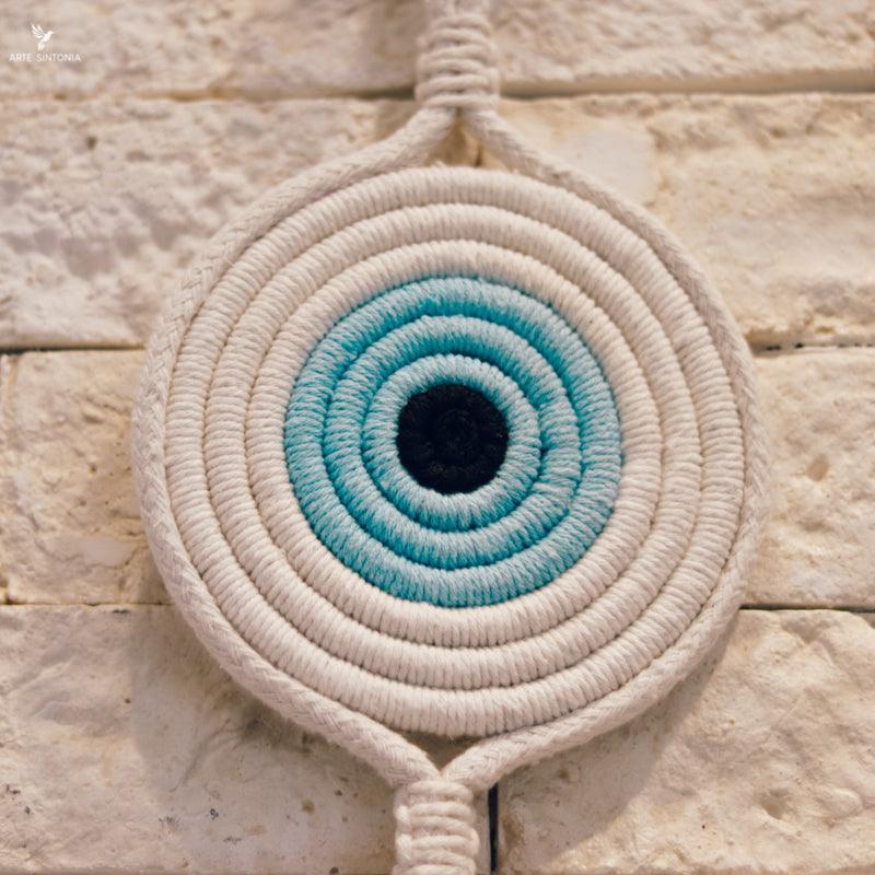 olho grego turco nazar artesanal decorativo handmade macrame home decor artesanatos artesintonia 3