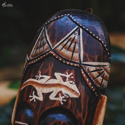 OK38 19 mascara decorativa 30cm madeira gecko artesanal artesanalto bali indonesia artesintonia 3