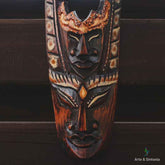 Máscara Duas Faces de Bali - Arte & Sintonia bali 2020, bali2021, lancamentos, madeira, mascaras