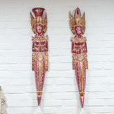 Casal Rama e Sita 100cm | Hindu - Arte & Sintonia bali 22, Decor de Paredes, Hindus, Madeira, outros paredes, patina