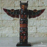 totem vermelho artesanal toteismo decorativo artesanal artesanato bali indonesia home decor madeira aborigene primitivo artesintonia 1