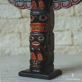 totem vermelho artesanal toteismo decorativo artesanal artesanato bali indonesia home decor madeira aborigene primitivo artesintonia 5