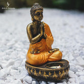 Porta-Vela Buda em Resina | Bali - Arte & Sintonia bali2021, Budas All, Luz de Velas, Velas e Porta Velas, Zen