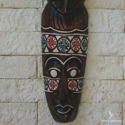 mascara decorativa passatro etnica home decor decoracao parede artesanal arte bali indonesia artesintonia 5