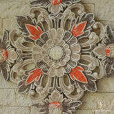 Painel em Madeira Floral Antik | Bali - Arte & Sintonia bali 22, decor de paredes, floral, madeira, mandala