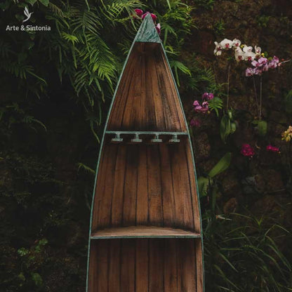 Barco Adega em Madeira 200cm | Bali - Arte &amp; Sintonia bali23, madeira, moveis bali, rustico