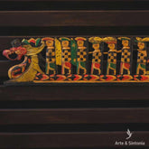 pandil cerimonia balinesa placa entalhada madeira ritual indonesia hindu barong objetos artesanais artesintonia 1