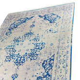 tapete turco turquia carpet hug store loja decoracao casa sala lving objetos artesanais artesanato branco azul grande tapete grande para sala