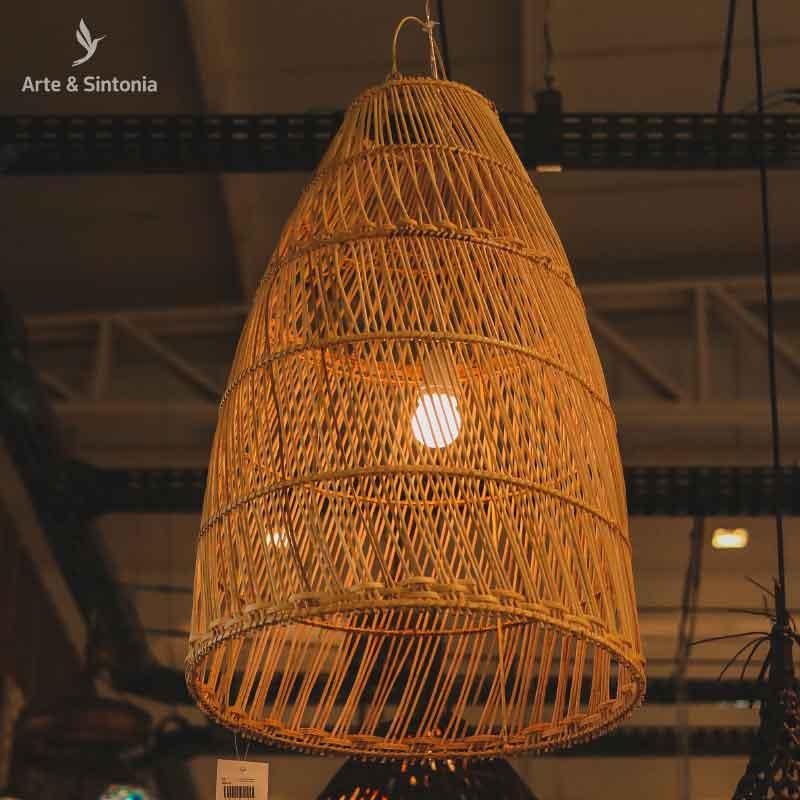 lustre pendente fibra natural boho indonesia bali iluminarias luminarias balinesas rattan decoracao casa sala artesintonia artesanal 4