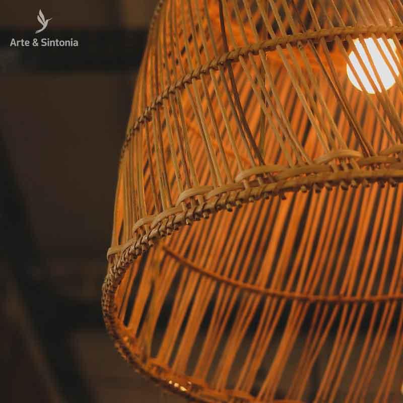 lustre pendente fibra natural boho indonesia bali iluminarias luminarias balinesas rattan decoracao casa sala artesintonia artesanal 3